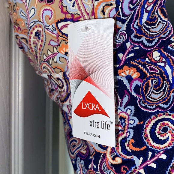 Lands End Bathing suit Tankini NEW WITH TAGS size 14 DD - Picture 9 of 10